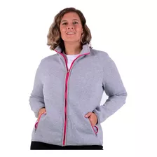 Campera Mujer Deportiva Frisa Talles Especiales Y Comunes