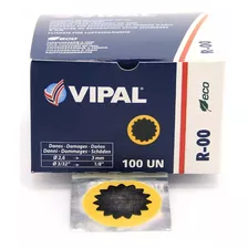 Remendo Redondo Vipal Estrela 30mm Para Câmara De Ar Bike