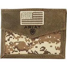 Ariat Mens Pass Case Digital Camo Wallet