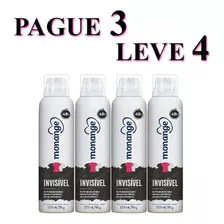 Kit Pague 3 Leve 4 Desodorante Anti Monange Invisivel