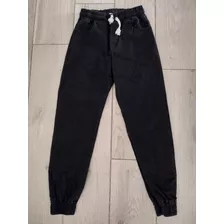 Pantalón Negro Jogger Mujer Talle S