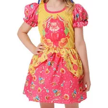 Vestido Maça Do Amor Junino Infantil 3172 Tamanho Gg Fantasi