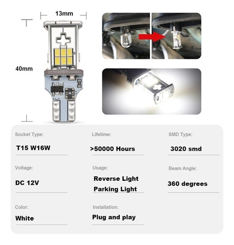 Led Hyperled Reversa Toyota Rav4 2018 A 2022 Foto 5