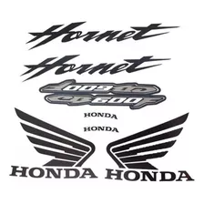 Kit Adesivo Jogo Faixas Moto Honda Hornet 2007 Cinza
