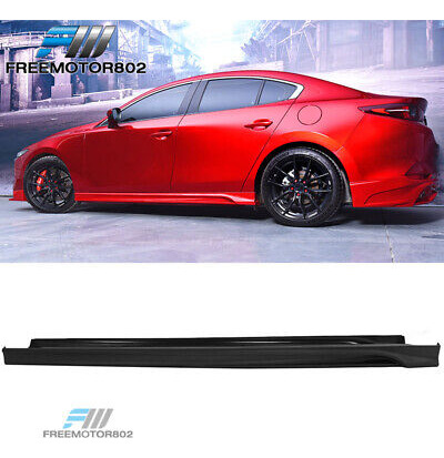 Fits 19-20 Mazda 3 Sedan Front Bumper Lip \u0026 Rear Diffuse Zzg Foto 2