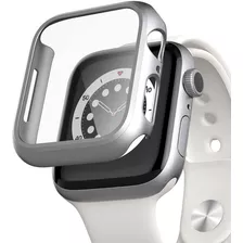 Funda C/protec De Pantalla Apple Watch 6/5/4/se 40mm Silver