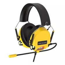 Headset Gamer 7.1 Usb Rgb - Ajazz Ah10 Amarillo