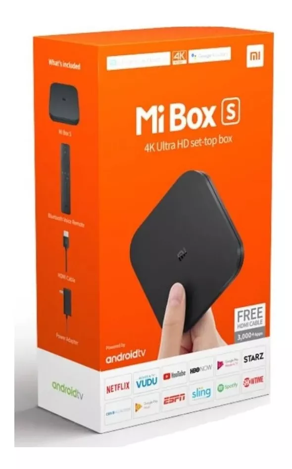 Tv Box Xiaomi Mi Box S Ultimo Modelo 4k Hd Netflix Disney+ 