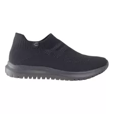 Tenis Hombre Charly De Calcetin Confort 1086330 Negro Moda