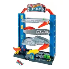 Hot Wheels City Garagem De Manobras Pista Com Rampa Veículo