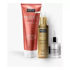 Amor Midas Leave In + Protetor Térmico + Reparador De Pontas