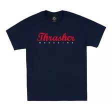 Playera Thrasher Script Navy