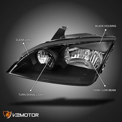 Fit Ford 2005-2007 Focus Zx4 Euro Black Crystal Headligh Kg1 Foto 2