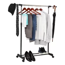 Perchero Extensible Con Ruedas Recibidor Ropa Super Oferta ®