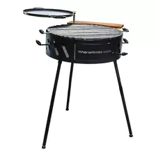 Asador Fogonero Parrilla Portatil Tagwood Bbq 60cm Chulengo Color Negro