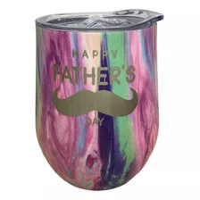 Vaso Termo 12oz Acero Inoxidable Dia Del Padre Feliz Papá 3