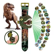 Relógio Dinossauro Luzes Projetor Infantil Tiranossauro Rex