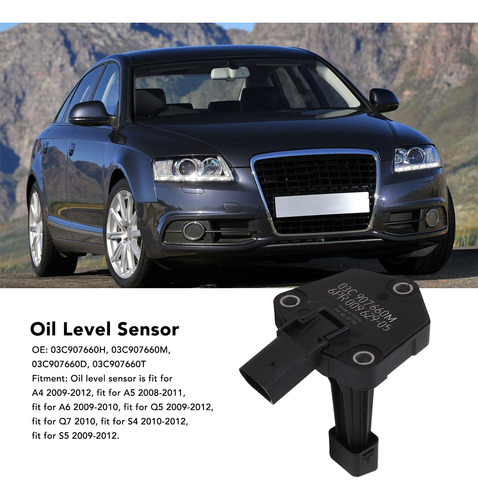 Sensor De Nivel De Aceite Apto Para Audi A4 A5 A6 Q5 Q7 S4 Foto 2