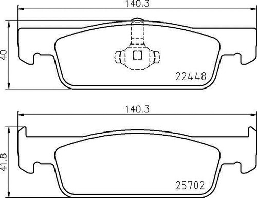 Set-4 Balatas Delanteras Renault Logan L4 1.6l 15/19 Brembo Foto 2