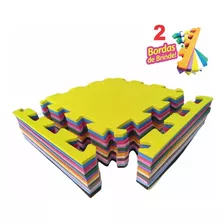 Kit 36 Tapetes Infantil Emborrachado 50x50 20mm Tatame Eva