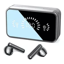 Audifonos S20 Tws Con Bluetooth 5,3 Diseño De Espejo Y Led