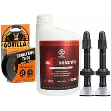 Líquido Selante Tubeless Solifes + Fita Gorilla + Válvulas