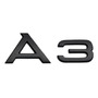 Emblema S4 Audi A4 Rs4 Adherible Negro Mate 
