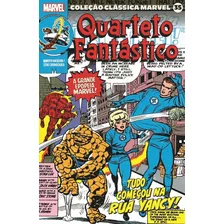 Coleção Clássica Marvel Vol.35 - Quarteto Fantástico Vol.07, De Lee, Stan. Editora Panini Brasil Ltda, Capa Mole Em Português, 2022