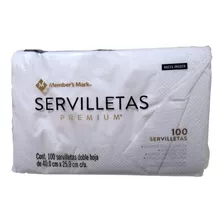 Servilletas Papel Member's Mark Premium Paquete 100 Piezas