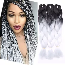 6 Extensiones Pelo Kanekalon Trenzas Africanas Combinado 