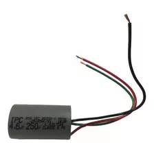 Capacitor P/ Ventilador Teto 3 Fios 4+6 Uf +- 5% 250 Vac