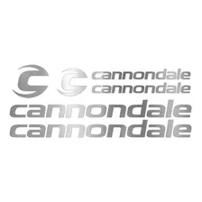 Adesivos Cannondale Mtb Montain Bike Prata