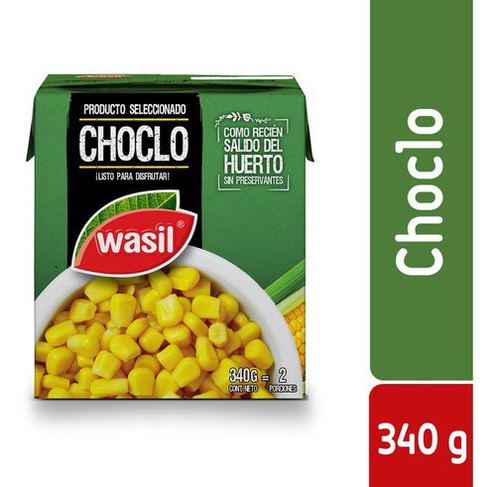 Wasil Caja De Choclo Dulce Listo 340 Grs