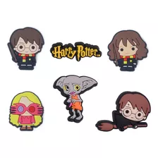 Pins Para Babuches E Crocs Harry Potter Kit 6 Unid.