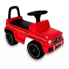 Carrinho Passeio Andador Infantil Vermelho Mercedes Benz Som