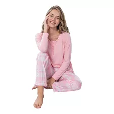 Pijama Algodón Cuadrille Susurro Talles Grandes Art:3230