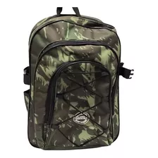 Mochila Camuflada Exército Resistente Costas