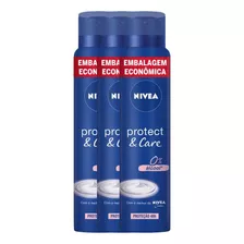 Kit 3 Desodorante Nivea Feminino Protect & Care 48h 200ml