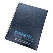 Cuaderno Personalizado Logo Nombre Frase En La Tapa