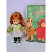 Rara Boneca Lucy Cabelo Cereja Antiga Estrela Anos 70