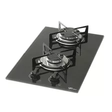 Fogão Cooktop Fischer 2 Bocas De Embutir Mesa De Vidro Gás