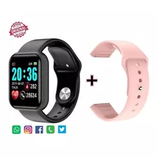 Smartwatch Para Celulares iPhone Motorola Xiaomi 2 Pulseiras