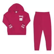 Conjunto Moletom Infantil Menina Pulla Bulla Ref. 49734