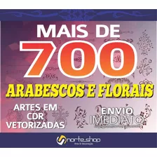 Modelos De Arabescos E Florais Para Convites - Em Corel Draw