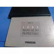 Manual Proprietário Mazda Mx-5 Miata Em Português + Case -
