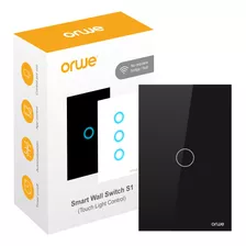 Orwe Interruptor Inteligente Wifi Simple Con/sin Neutro