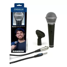 Micrófono Samson R21s Premium Con Witch Pipeta Y Cable Plug