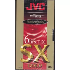 Fita Video Vhs Jvc - Sx Gold - T120 Sx