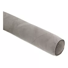 Rolo Decorativo 1,60m Suede Aveludado Cama Casal Queen