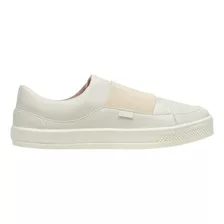 Tenis Branco Feminino Casual Leve Confortavel Slip On Byara